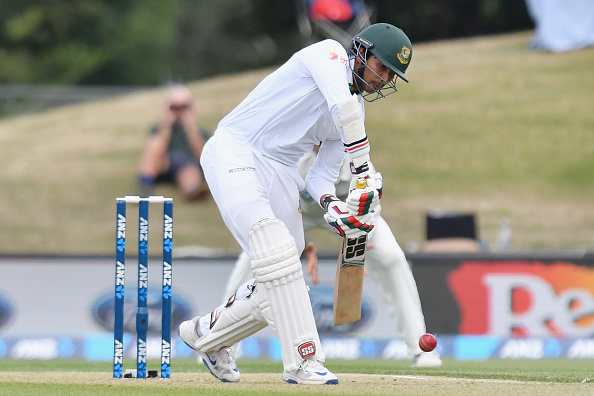 Watch: Soumya Sarkar asks for a review after getting clean-bowled