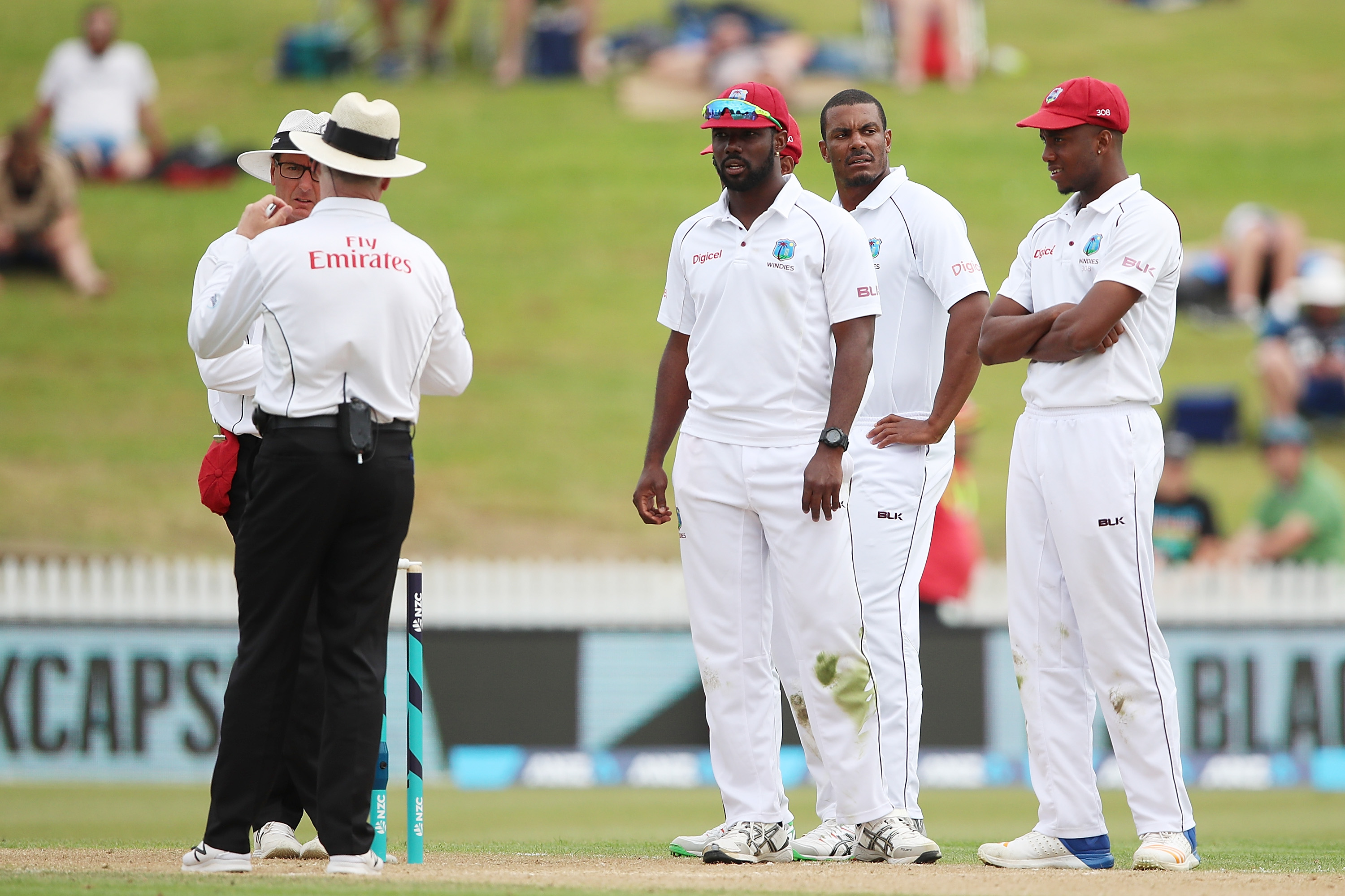 Umpire’s decision sparks debate as Mark Adair dislodges bails with hands before ball hits stumps