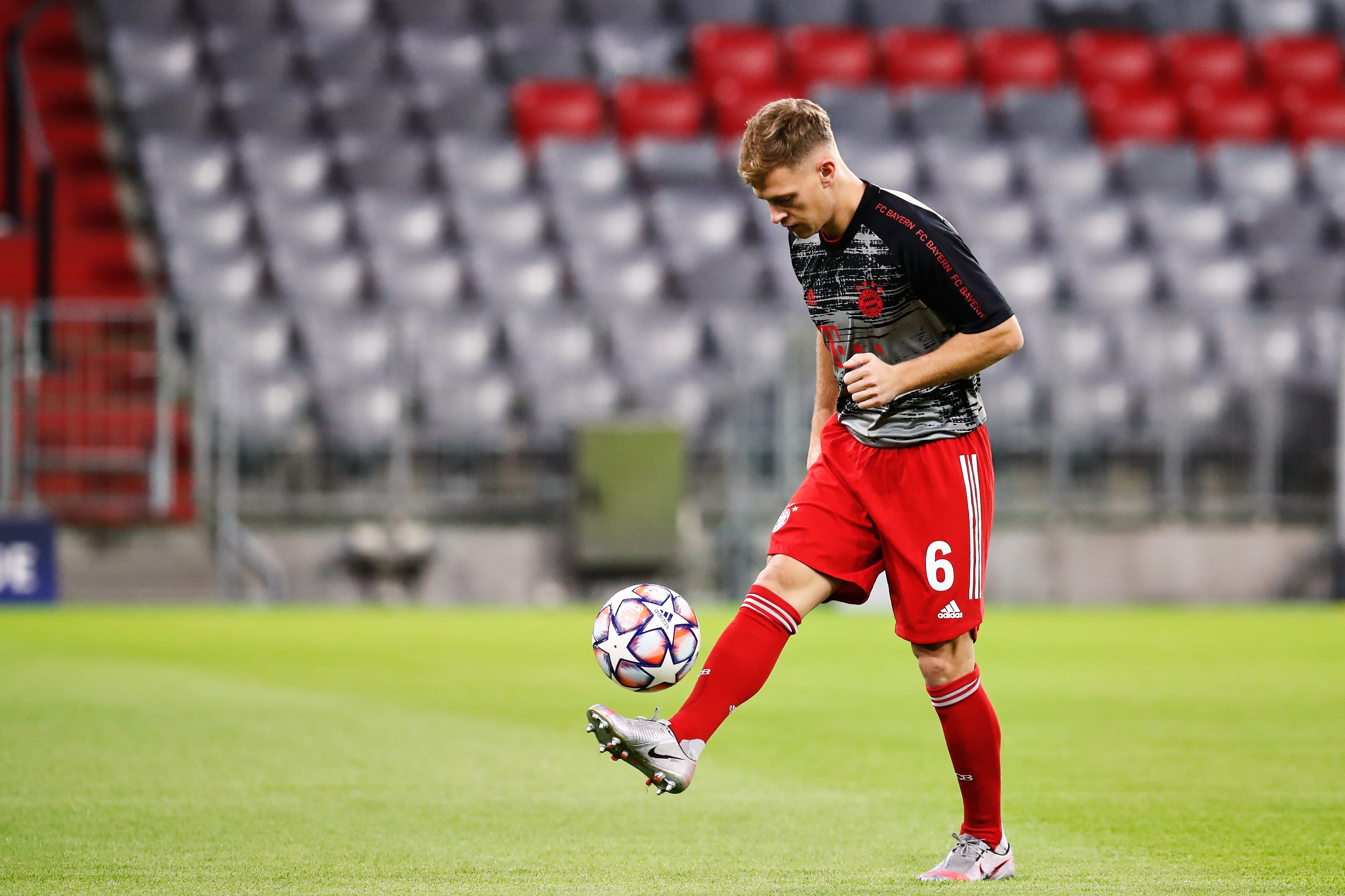 Bayern Munich confirm that Joshua Kimmich has been ruled out until January after suffering knee injury