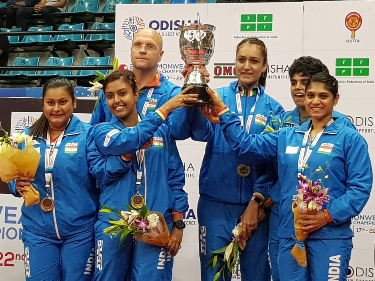 Commonwealth Table Tennis | Women’s team win gold by commanding 3-0 win over England; men's team repeat feat