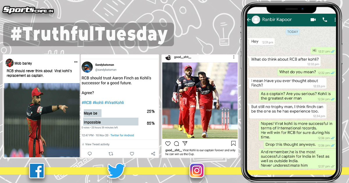 Truthful Tuesday | RCB should trust Aaron Finch as Kohli’s successor for a good future