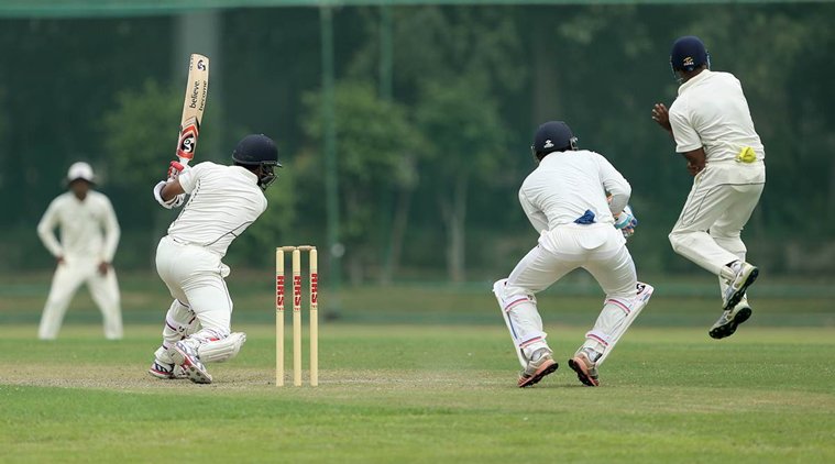 VIDEO | Helmet-donned Jay Bista takes sensational one-handed catch to send Baba Indrajith packing