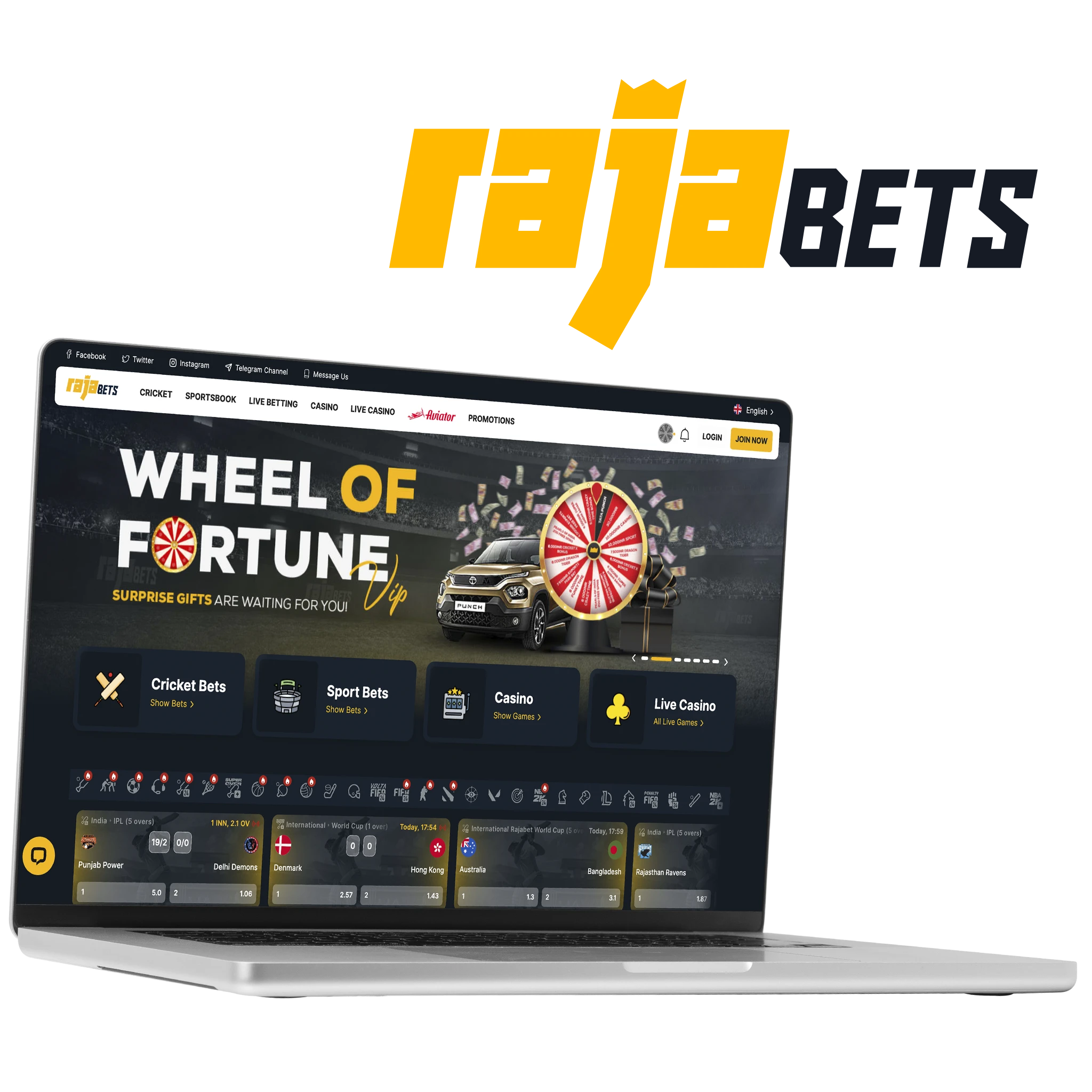 Rajabets offers a top-tier playtime for cricket betting fans.