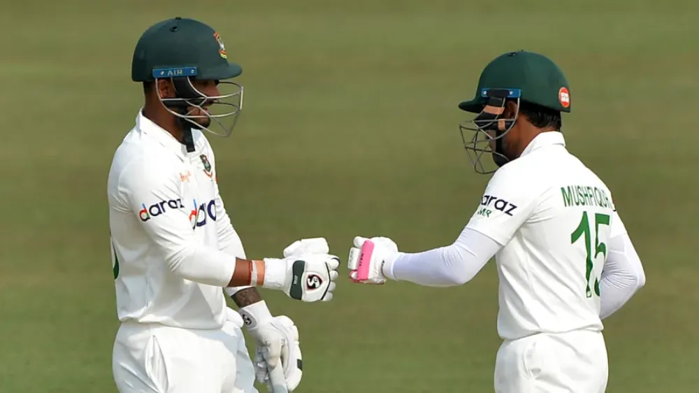 PAK vs BAN | Litton and Mushfiqur defy Pakistan's bowlers and keep Bangladesh in the fight on Day 3