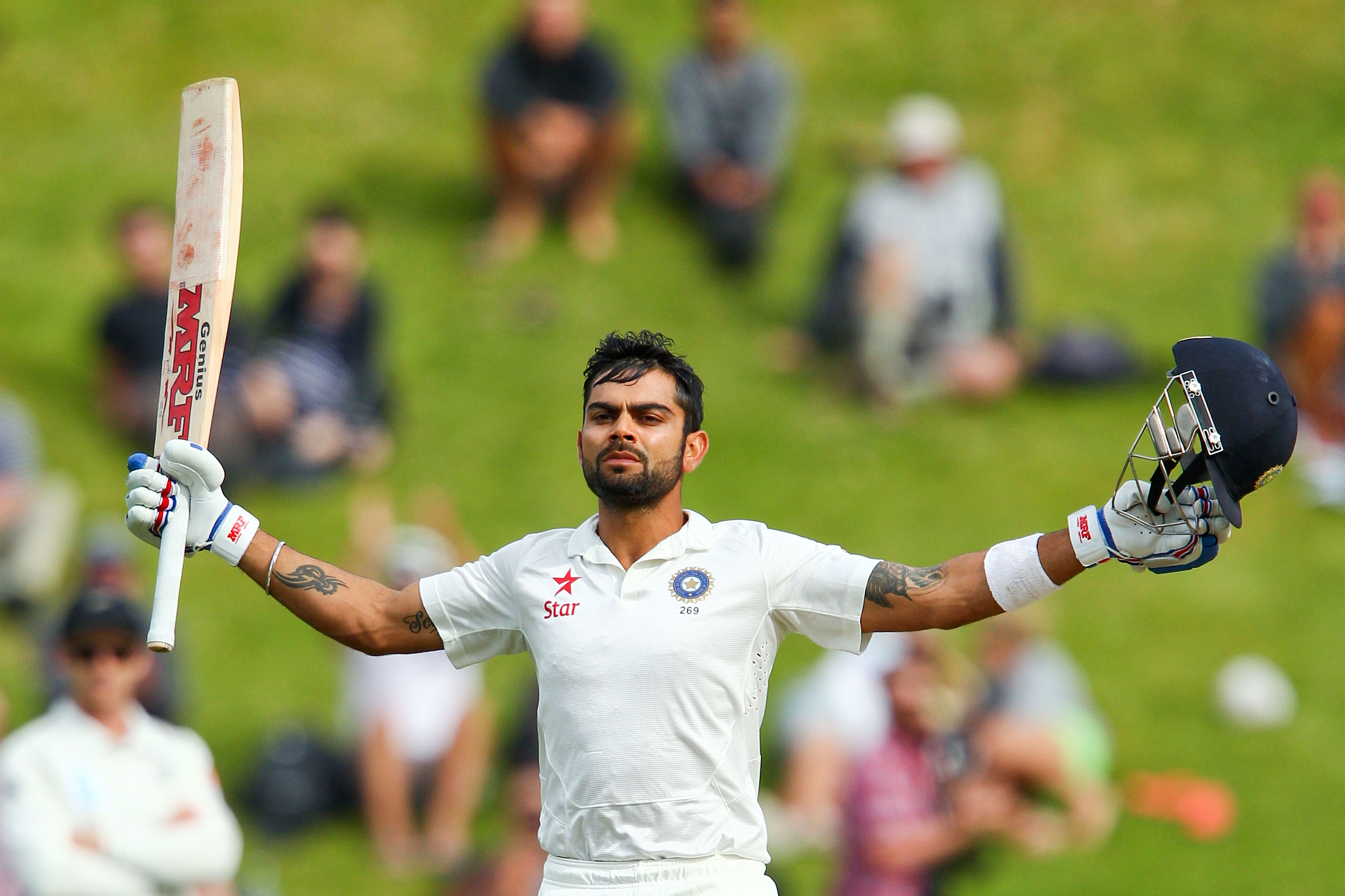 No stopping this man! Kohli ton puts India ahead