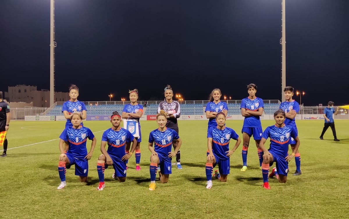 Indian women's football team script 5-0 win over Bahrain