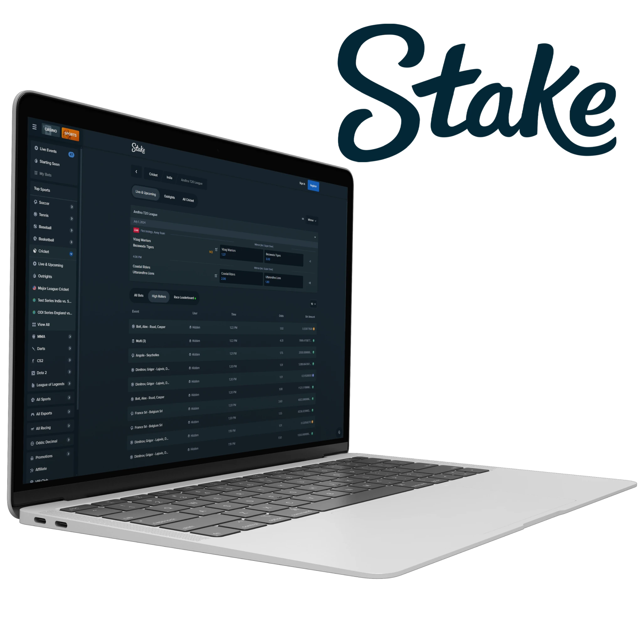 Stake will suit every user from India who wants to get the most out of IPL betting.