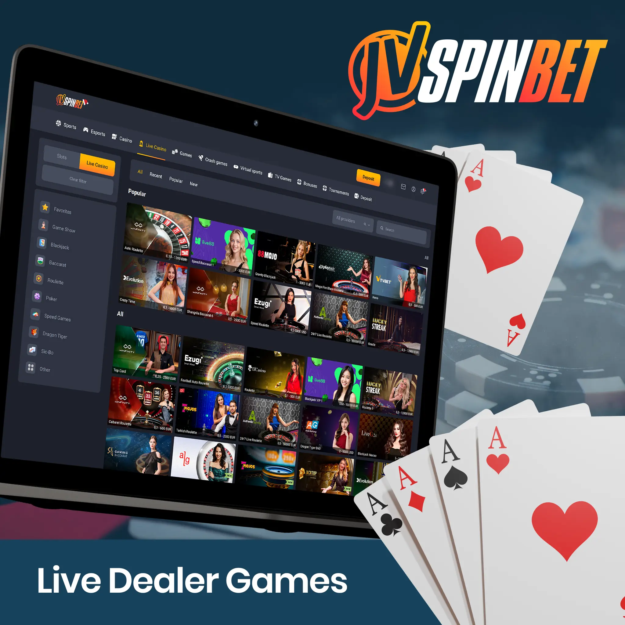 Live Dealer Games.