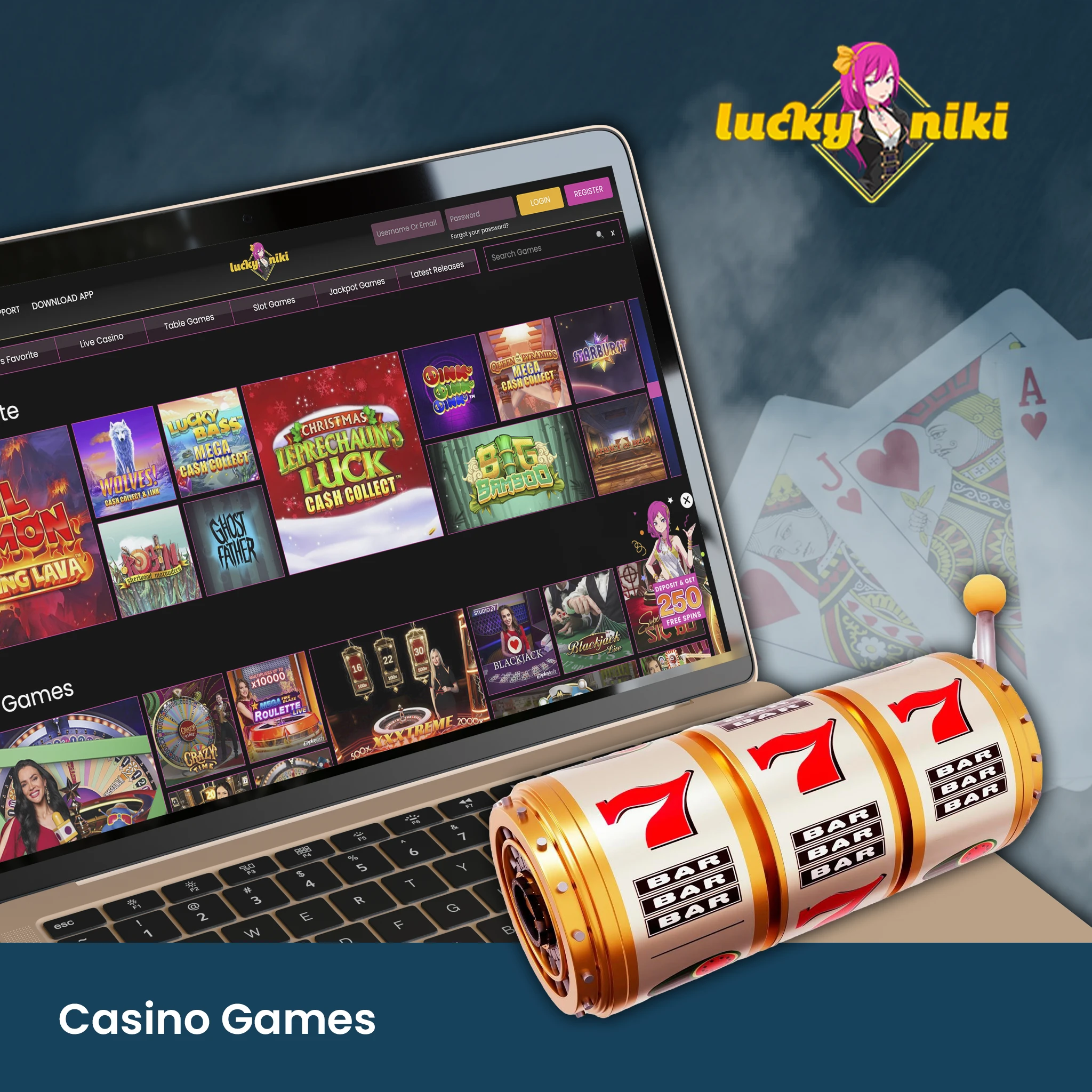 Casino Games at LuckyNiki.