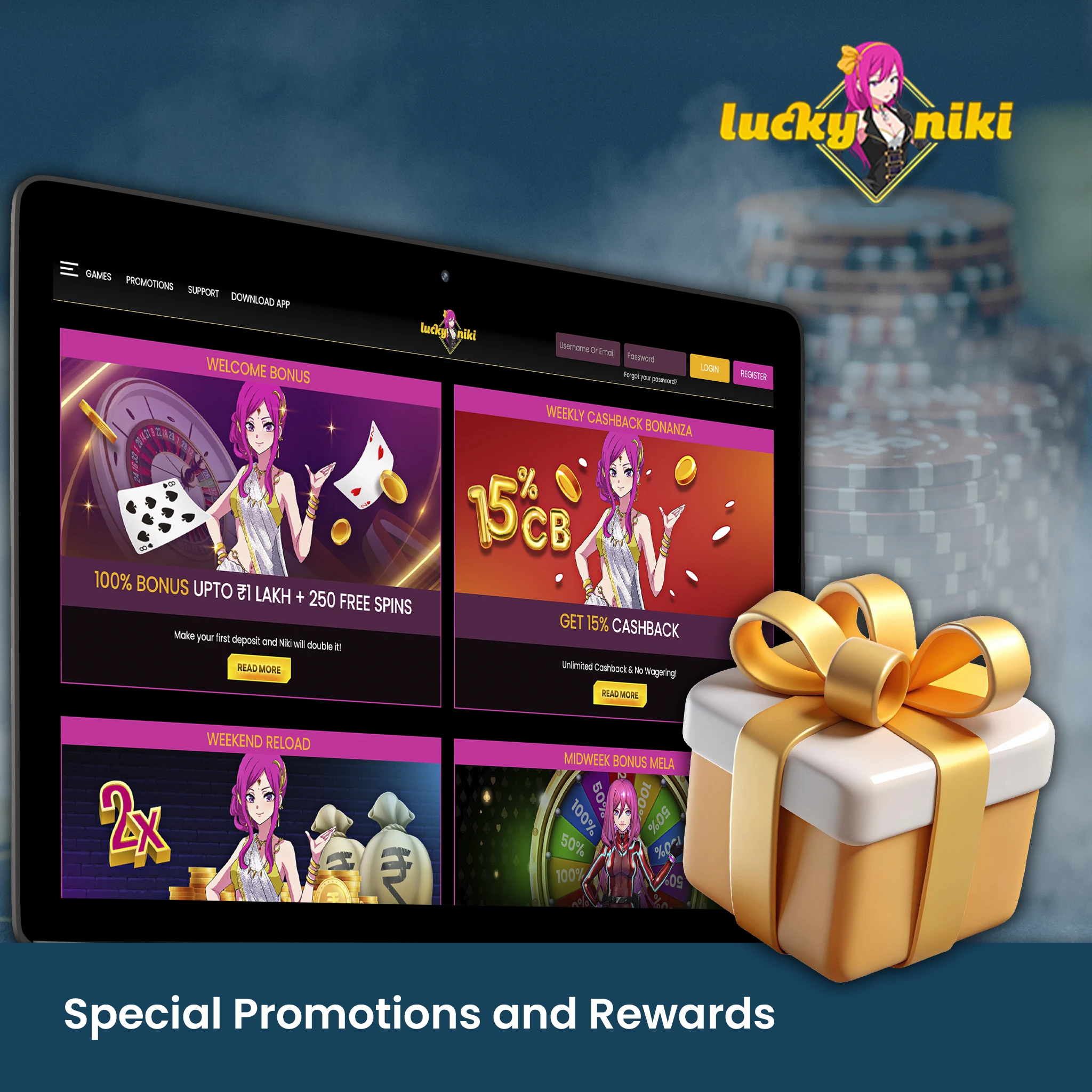 Special Promotions and Rewards for Indian Users.