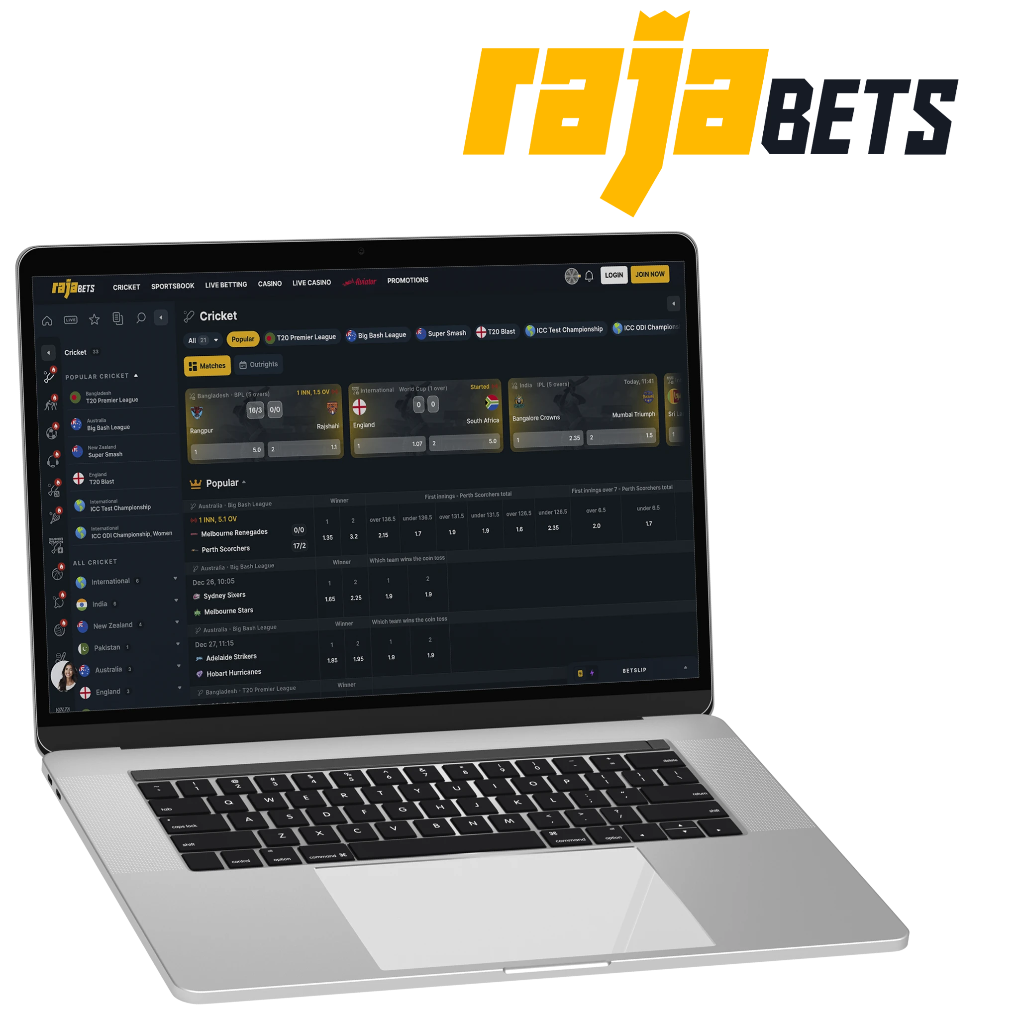 Join Rajabets and become a winner in any sport you like!