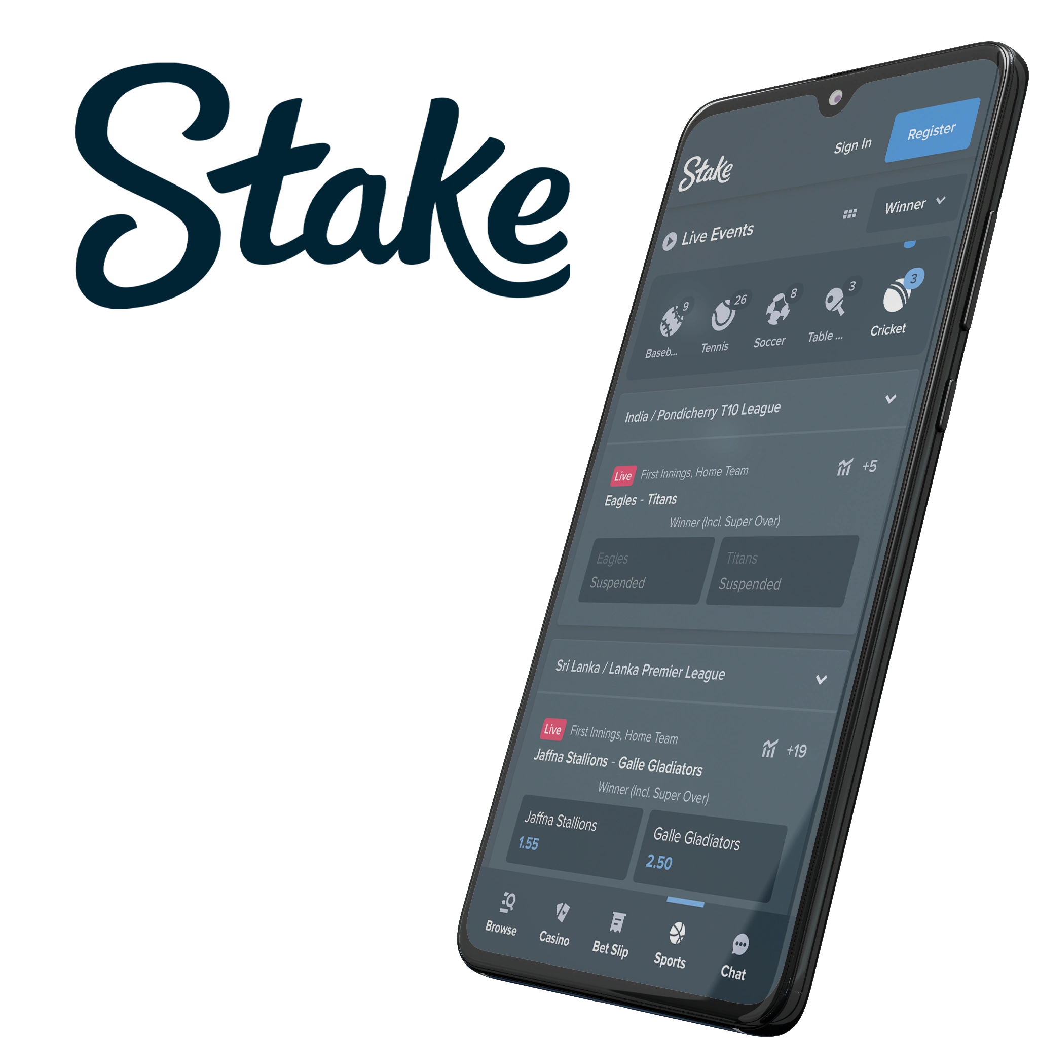 The Stake app is a solid option for bettors who want a reliable platform focused on cricket betting.