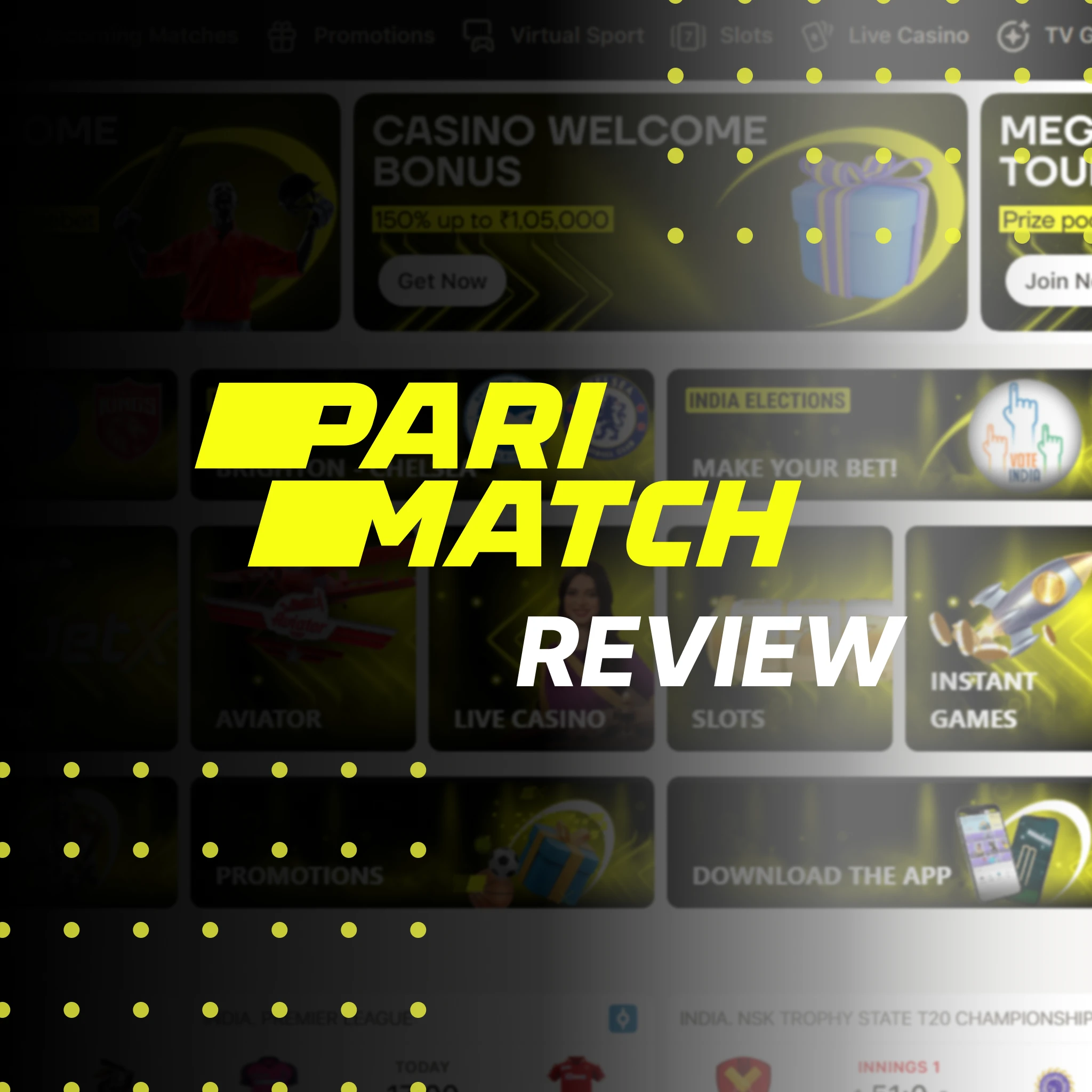 Use the best platform Parimatch for comfortable betting.