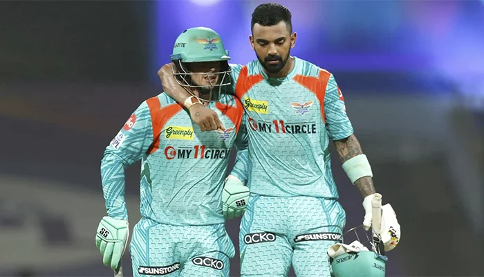 Quinton de Kock and KL Rahul.